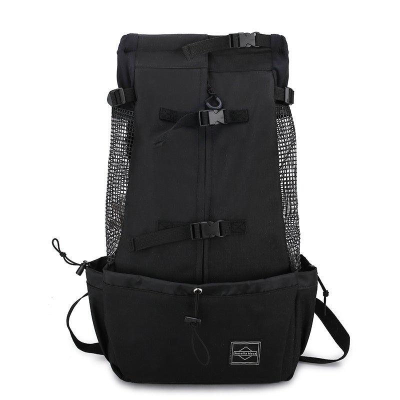 Pet Carrier Backpack For Dogs Double Shoulder Portable Travel Backpack Outdoor Dog Carrier