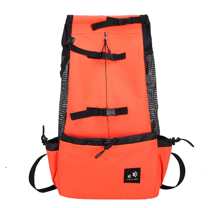 Pet Carrier Backpack For Dogs Double Shoulder Portable Travel Backpack Outdoor Dog Carrier