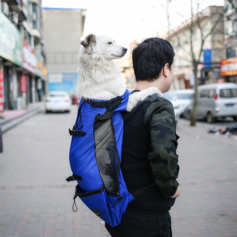 Pet Carrier Backpack For Dogs Double Shoulder Portable Travel Backpack Outdoor Dog Carrier